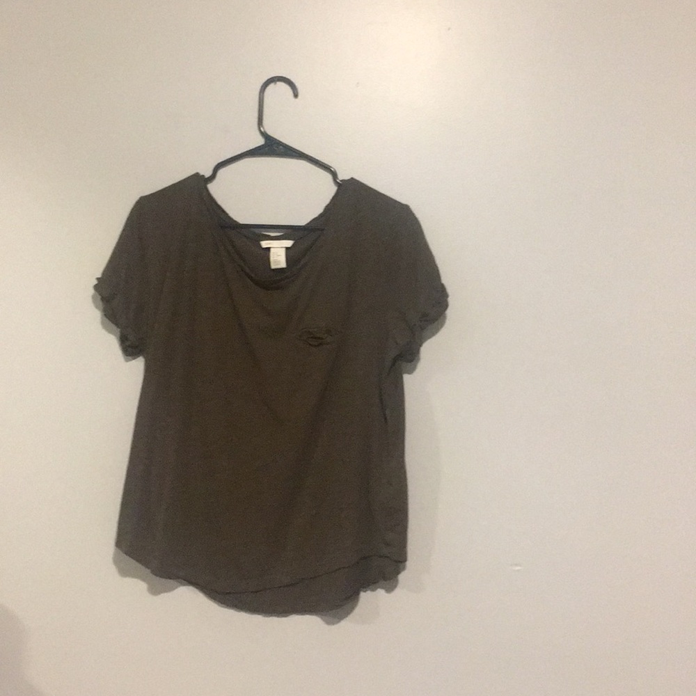 Army green H&M basic tee